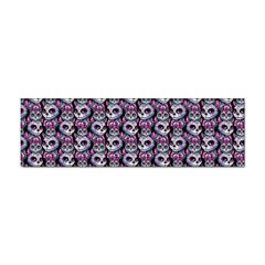 Sugar Skull Cat Pattern Sticker (bumper) by ExtraAwesomeSauce