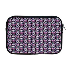 Sugar Skull Cat Pattern Apple Macbook Pro 17  Zipper Case by ExtraAwesomeSauce