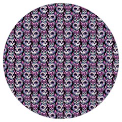 Sugar Skull Cat Pattern Round Trivet by ExtraAwesomeSauce