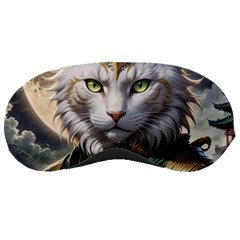 Epic Armored Cat Warrior Sleep Mask by ExtraAwesomeSauce