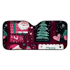 Christmas Santa Claus Car Windshield Sunshade by Posterlux