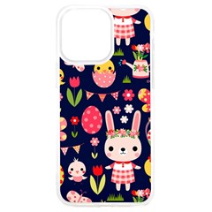 Bunny - Easter Pattern Iphone 15 Pro Max Tpu Uv Print Case by kyorashop23