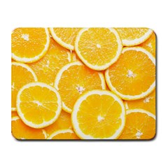 Oranges, Orange, Fruits Small Mousepad by kyorashop23