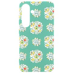 Retro 1960s Flowers Pattern 2 Samsung Galaxy S24 6 2 Inch Black Tpu Uv Case by violetheavensky