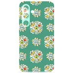 Retro 1960s Flowers Pattern 2 Samsung Galaxy S24 6.2 Inch Black TPU UV Case Front