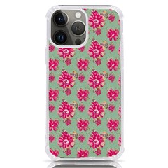 Retro 1880s Flowers Pattern 11 Iphone 13 Pro Max Tpu Uv Print Case by violetheavensky