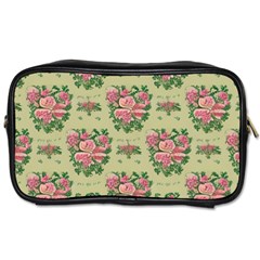 Retro 1880s Flowers Pattern 9 Toiletries Bag (two Sides) by violetheavensky