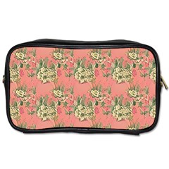 Retro 1880s Flowers Pattern 12 Toiletries Bag (one Side) by violetheavensky