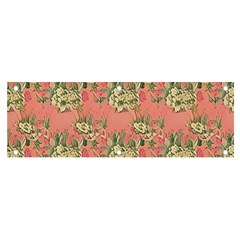 Retro 1880s Flowers Pattern 12 Banner And Sign 6  X 2  by violetheavensky