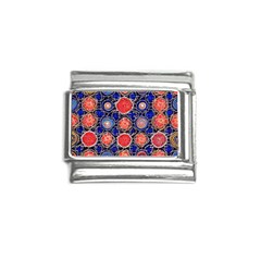 Retro Geometric Shapes And Flowers 3 Italian Charm (9mm) by violetheavensky