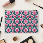 Retro 1880s Flowers Pattern 22 Cosmetic Bag (Large) Back