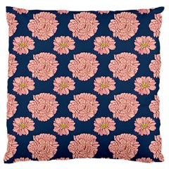 Retro 1880s Flowers Pattern 16 Large Premium Plush Fleece Cushion Case (two Sides) by violetheavensky