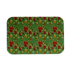 Retro 1880s Flowers Pattern 17 Open Lid Metal Box (silver)   by violetheavensky