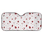 Christmas Xmas Holiday Pattern Background Car Windshield Sunshade Front