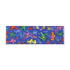 Grateful Dead Dancing Bears Pattern Sticker (bumper) by Salmanaz77