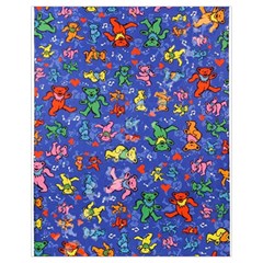 Grateful Dead Dancing Bears Pattern Drawstring Bag (small) by Salmanaz77