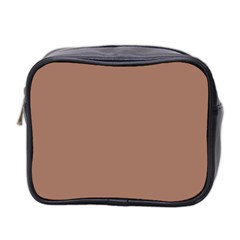 Mocha Mousse Hex Code #a47864 Mini Toiletries Bag (two Sides) by dressshop