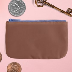 Mocha Mousse Hex Code #a47864 Large Coin Purse by dressshop