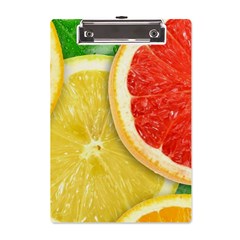 Fruit, Lemon A5 Acrylic Clipboard by kyorashop23