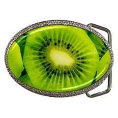 Kiwi Fruits, Close-up, Exotic Fruit Belt Buckles by kyorashop23