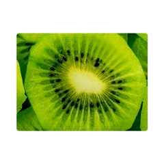 Kiwi Fruits, Close-up, Exotic Fruit Premium Plush Fleece Blanket (mini) by kyorashop23