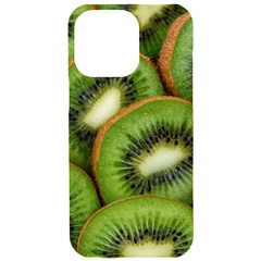 Kiwi Texture, Background With Kiwi, Fruits, Kiwi Iphone 15 Pro Max Black Uv Print Pc Hardshell Case by kyorashop23