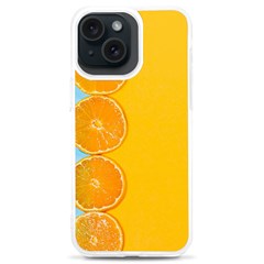 Orange, Slices, Fruit, Citrus Iphone 15 Plus Tpu Uv Print Case by kyorashop23