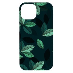 Foliage Iphone 15 Black Uv Print Pc Hardshell Case by HermanTelo