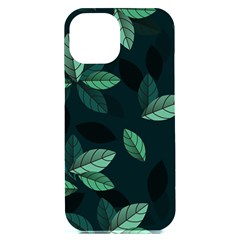 Foliage Iphone 15 Plus Black Uv Print Pc Hardshell Case by HermanTelo