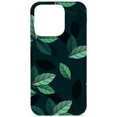 Foliage Iphone 15 Pro Black Uv Print Pc Hardshell Case by HermanTelo