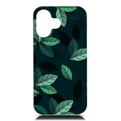 Foliage Iphone 16 Black Uv Print Pc Hardshell Case by HermanTelo