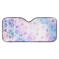 Digital Art Artwork Abstract Pink Purple Car Windshield Sunshade by Dutashop