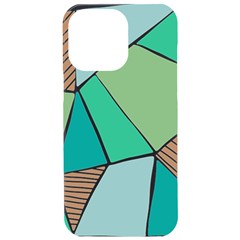 Geometric Colors  Pool Iphone 15 Pro Max Black Uv Print Pc Hardshell Case by ConteMonfrey