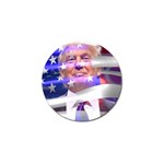 Donald Trump Flag Golf Ball Marker Front