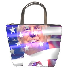 Donald Trump Flag Bucket Bag by vintagetrump