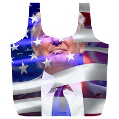 Donald Trump Flag Full Print Recycle Bag (xxl) by vintagetrump