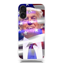 Donald Trump Flag Iphone 16 Tpu Uv Print Case by vintagetrump