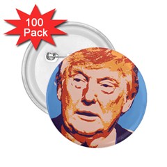 Orange Donald Trump 2 25  Buttons (100 Pack)  by vintagetrump