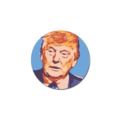 Orange Donald Trump Golf Ball Marker by vintagetrump