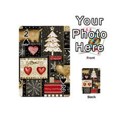 Christmas Reindeer Playing Cards 54 Designs (mini) by Posterlux