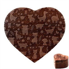 Pet Animal 01 Heart Wood Jewelry Box by myclothy