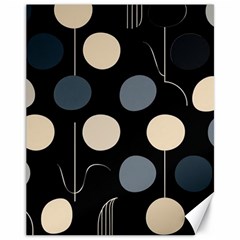 A Minimalist Pattern With Simple Lines And Shapes, Creating A Clean And Modern Aesthetic 03 Canvas 11  X 14  by myclothy
