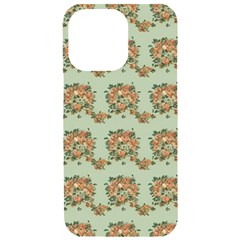 Retro 1880s Flowers Pattern 19 Iphone 15 Pro Max Black Uv Print Pc Hardshell Case by violetheavensky