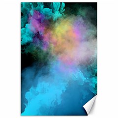 Smokescreen Canvas 24  X 36  by pollyparadiseartshop