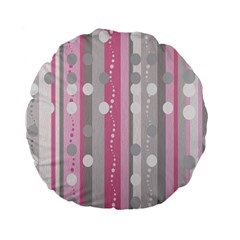 Candy Standard 15  Premium Flano Round Cushions by pollyparadiseartshop