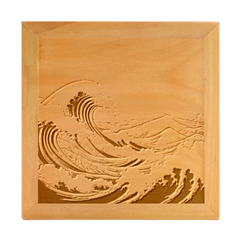 Waves Mountains Sky Wood Photo Frame Cube by Grandong