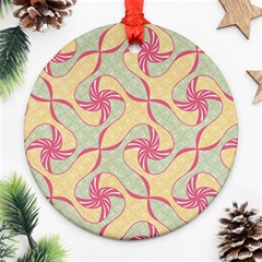 Abstract Pattern Design Scrapbooking Ornament (round) by Paksenen