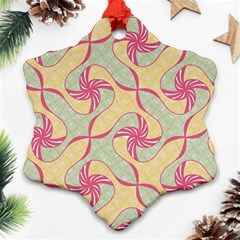 Abstract Pattern Design Scrapbooking Snowflake Ornament (two Sides) by Paksenen