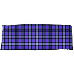 Blue Tartan Plaid 1 15 x40  Body Pillow Case Dakimakura (two Sides) by dressshop