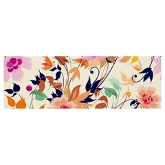 Abstract Floral Background Banner And Sign 12  X 4  by kyorashop23